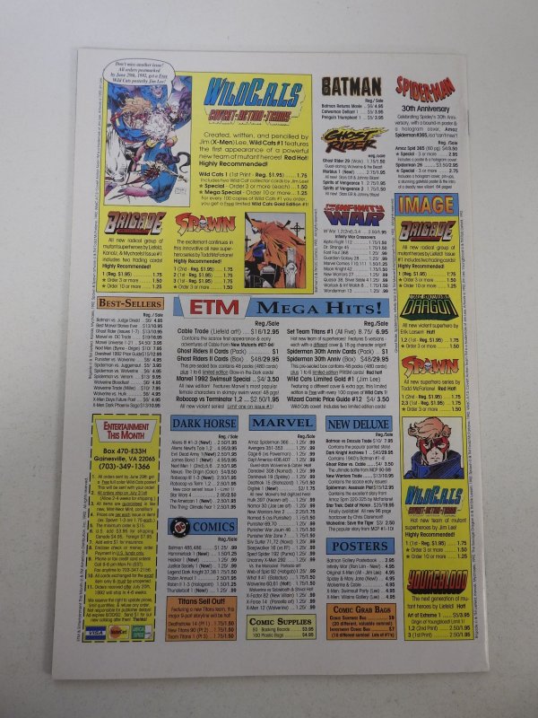 Spawn #1 (1992) VF Condition! Newsstand Edition!