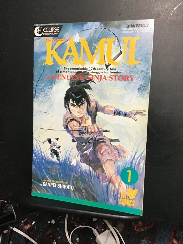 The Legend of Kamui #1 (1987) Japanimation key! 1st issue! Higher grade! NM Wow!