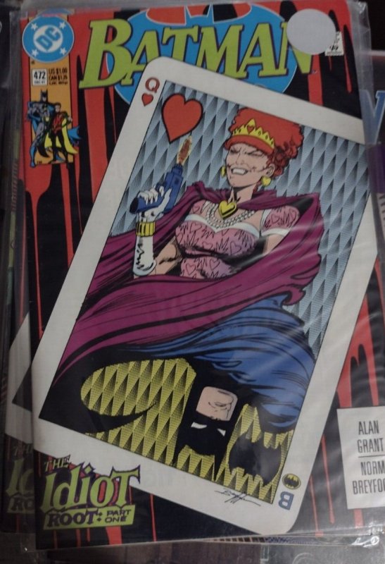 Batman # 472  1991, DC comics  the idiot PT 1  robin tim drake  ROBIN