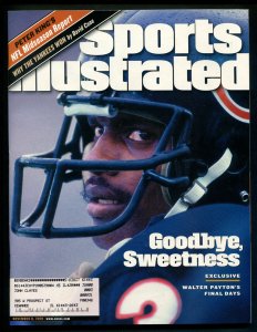 Sports Illustrated ( 9.2 NM-)  Walter Payton Death  /  November 1999
