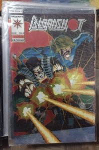 BLOODSHOT  # 0  1992 VALIANT   KEY ORIGIN  +chromium cover eternal warrior