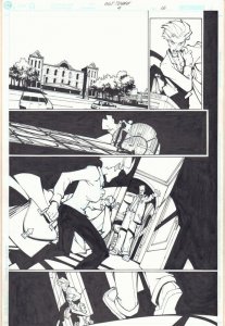 Out There #4 p.16 - Great Shadows - 2001 art by Humberto Ramos