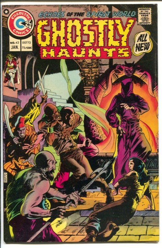 Ghostly Haunts #42-1975-Charlton-Don Newton horror cover & story-VF