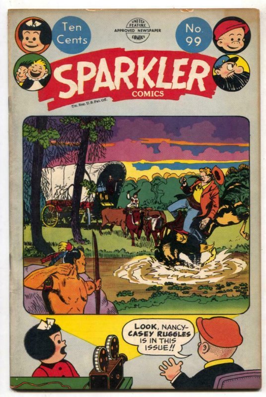 Sparkler #99 1951- Nancy- Captain & the Kids VG/F