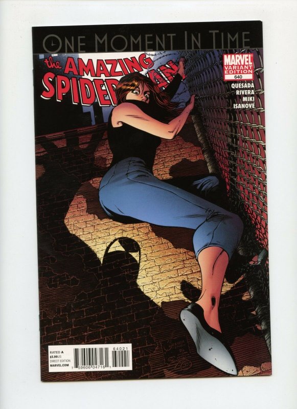 AMAZING SPIDER-MAN #640 1:100 JOE QUESADA COLOR VARIANT NM.