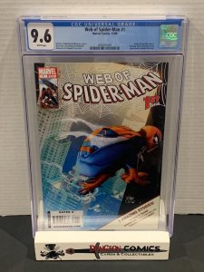 Web Of Spider-Man # 1 CGC 9.6 2009 Kaine Frog-Man Spider-Girl [GC35]