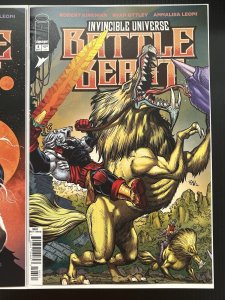INVINCIBLE UNIVERSE BATTLE BEAST #5 C 1:10 + D 1:25 PUTRI Var IN-HAND PROSHIPPER
