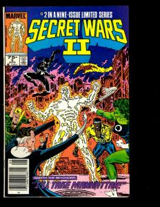 Lot of 9 Secret Wars II Marvel Comic Books 1 2 3 4 5 6 7 8 9 Beyonder DS3