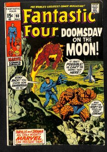 Fantastic Four #98 VG+ 4.5 Marvel Comics