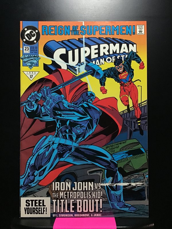 Superman: The Man of Steel #23 Direct Edition (1993)