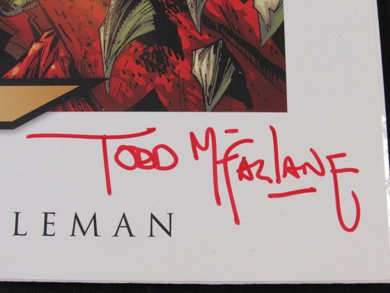 McFarlane Spawn/Miracle Man Signed Print