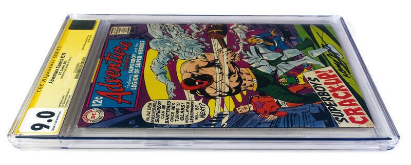 ADVENTURE COMICS #372 CGC 9.0 SIGNED NEAL ADAMS SINGLE HIGHEST GRADED SUPERBOY