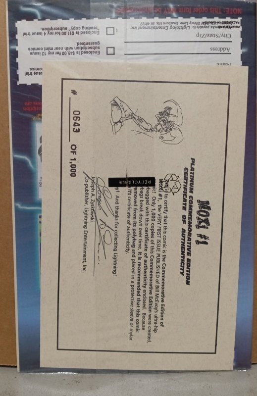 Moxi Platinum Edition (1996). 643/1000. H03