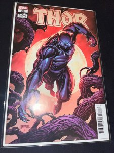 Thor 31, Ken Lashley 1:100 Black History Month, Black Panther Variant Cover, NM-
