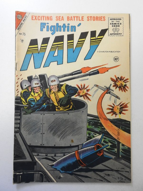 Fightin' Navy #75 (1956) FN+ Condition!