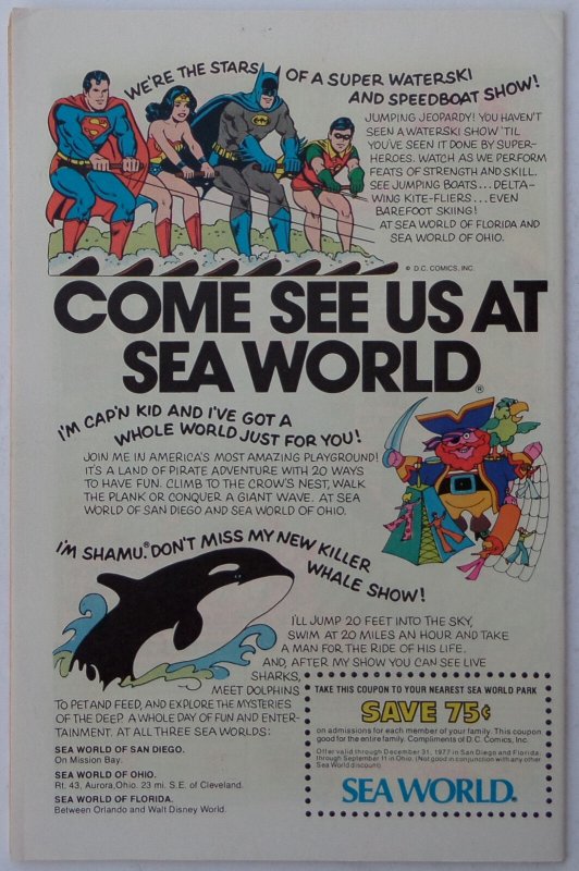 Men of War #1 (Aug 1977, DC), FN-VFN condition, Enemy Ace & Gravedigger begin