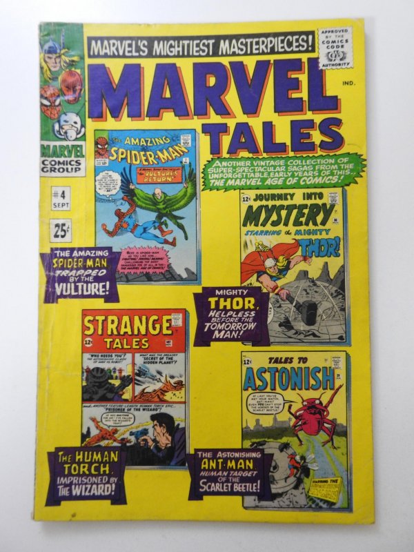 Marvel Tales #4  (1966) Classic Marvel Stories! VG Condition!