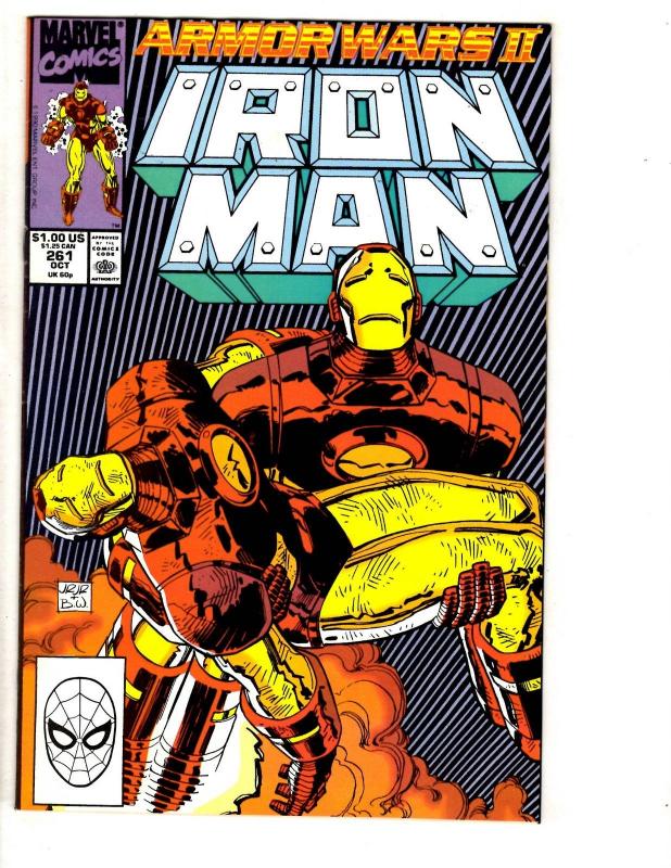 10 Iron Man Marvel Comic Books # 253 254 255 256 257 258 259 260 261 262 CR41