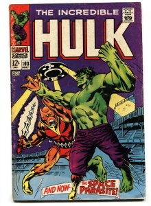 Incredible Hulk #103  1967 - Marvel  -VG - Comic Book