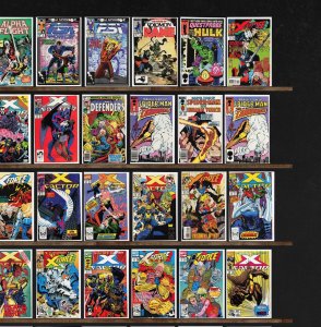 Huge Lot 150+ Comics with X-Factor, The Defenders, X-Force & More!