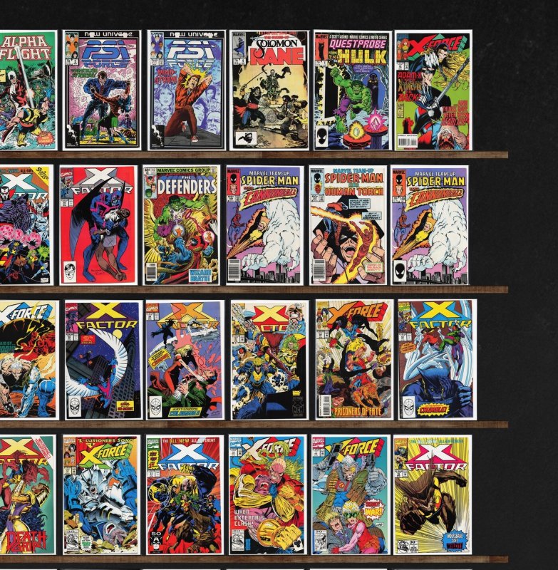 Huge Lot 150+ Comics with X-Factor, The Defenders, X-Force & More!