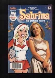 Sabrina The Teenage Witch #1 - NEWSSTAND PHOTO VARIANT! (6.0/6.5) 1996