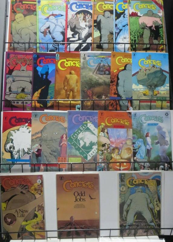 CONCRETE COLLECTION! 21 ISSUES! Paul Chadwick! Color Special, Fragile Creatures