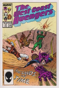 West Coast Avengers #20 Phantom Rider | Tigra | Iron Man (Marvel, 1987) VF/NM