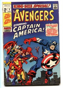 AVENGERS ANNUAL #3 comic book-CAPTAIN AMERICA-Silver-Age-Marvel