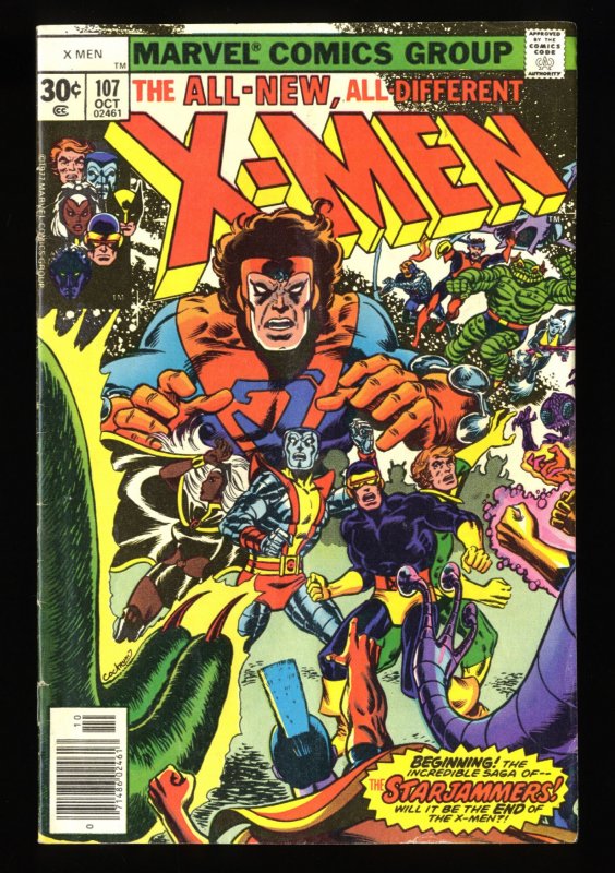 X-Men #107 FN 6.0 1st Full Starjammers!