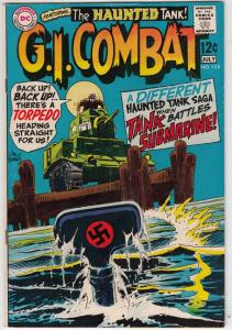G.I. Combat #136 (Jul-69) FN/VF Mid-High-Grade The Haunted Tank