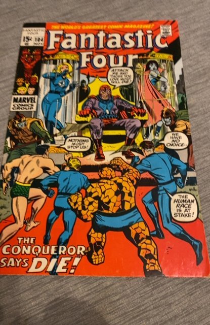 Fantastic Four #104 (1970)guest starring magneto