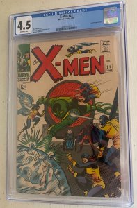 The X-Men #21 (1966) CGC 4.5
