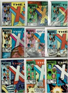 Lot of X-Men 189 - 197, 9.0 or Better