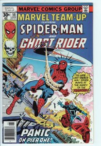 MARVEL TEAM-UP - #58 - 6.5 - OW-W - Spider-Man/Ghost Rider VS Trapster - Byrne