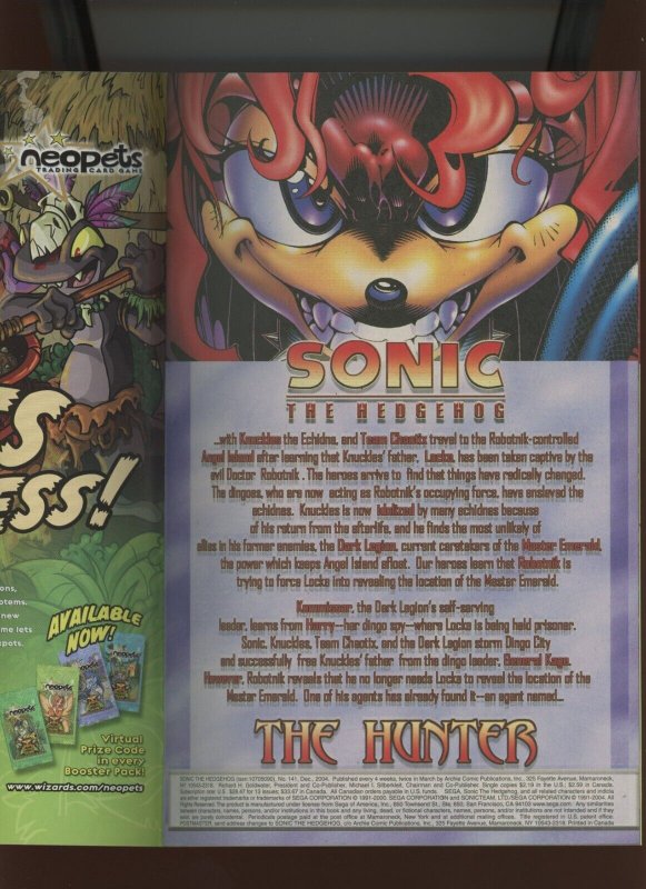 (2004) Sonic the Hedgehog #141: DIRECT EDITION! (9.0/9.2)