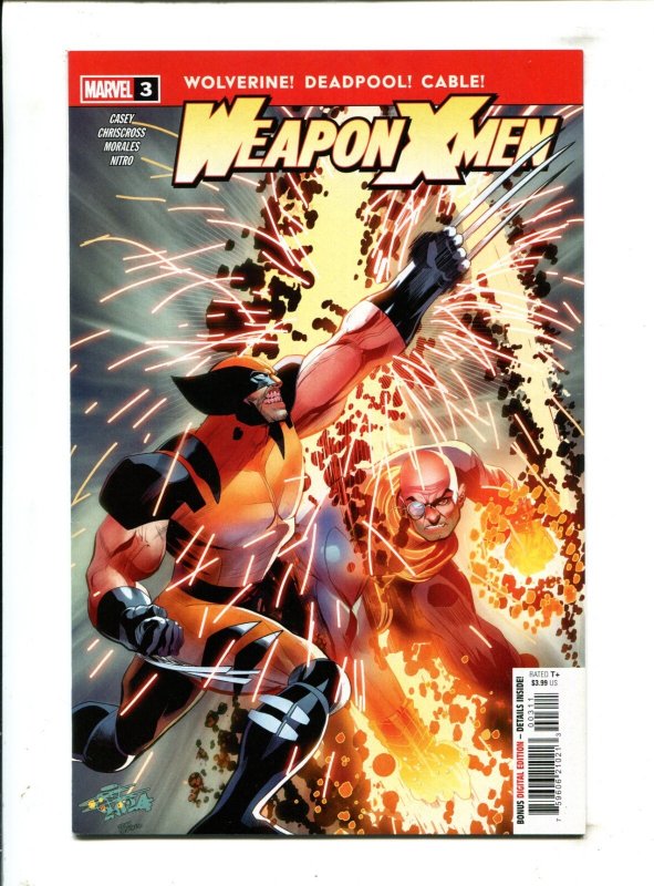 Weapon X-Men 3PC #1-3 - Steve Skroce + Chris Cross Covers (9.0/9.2) 2025