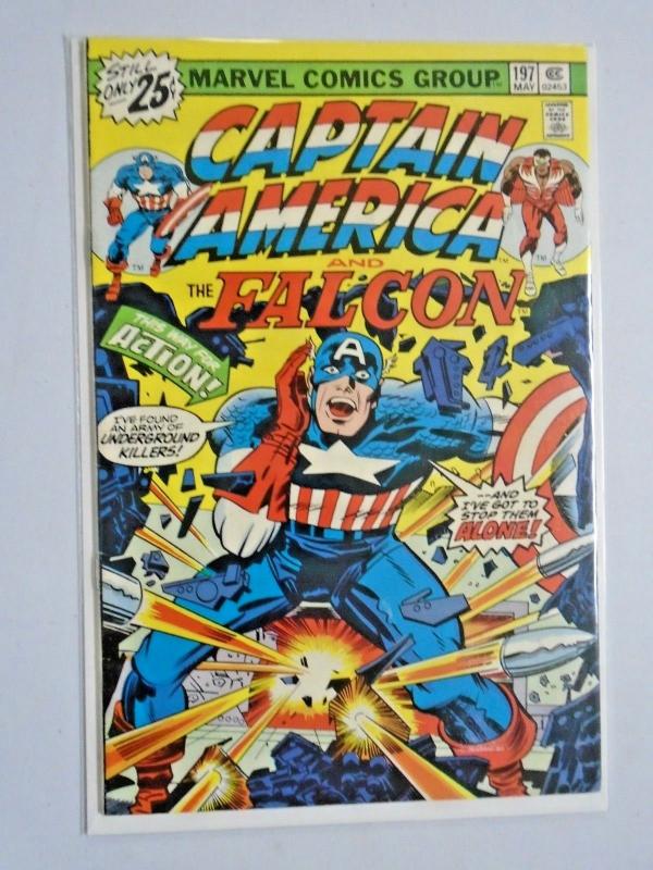 Captain America #197 -  1st First Series - see pics - 6.0 - 1976