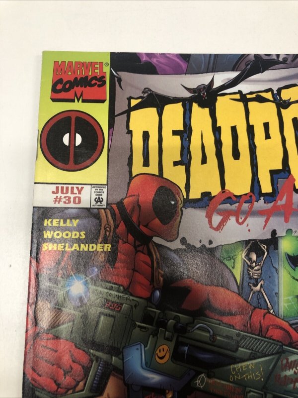 Deadpool (1999) # 30 Variant • Stan Lee • Marvel Comics • Signed Joe Kelly