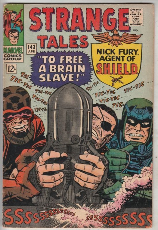 Strange Tales #143 (Apr-66) VF+ High-Grade Nick Fury, S.H.I.E.L.D., Dr. Strange