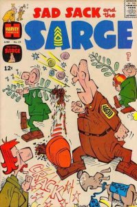 Sad Sack And The Sarge #55 VG ; Harvey | low grade comic June 1966 Baker