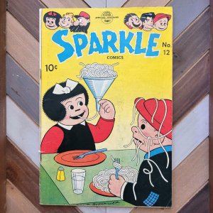 SPARKLE COMICS #12 VG- (1950) NANCY & SLUGGO | Pre-Code | Ernie Bushmiller