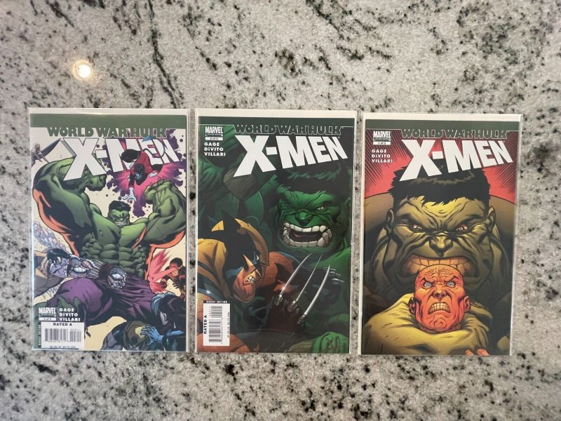 World War Hulk X Men Complete Marvel Comics Ltd Series 1 2 3 Nm Wolverine Cm35 Comic Books 3284