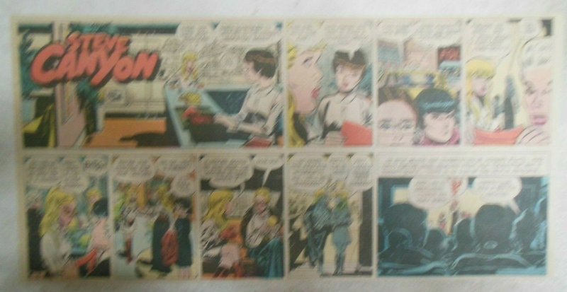 (51) Steve Canyon Sundays by Milton Caniff 1971 Complete Year ! Most Thirds !