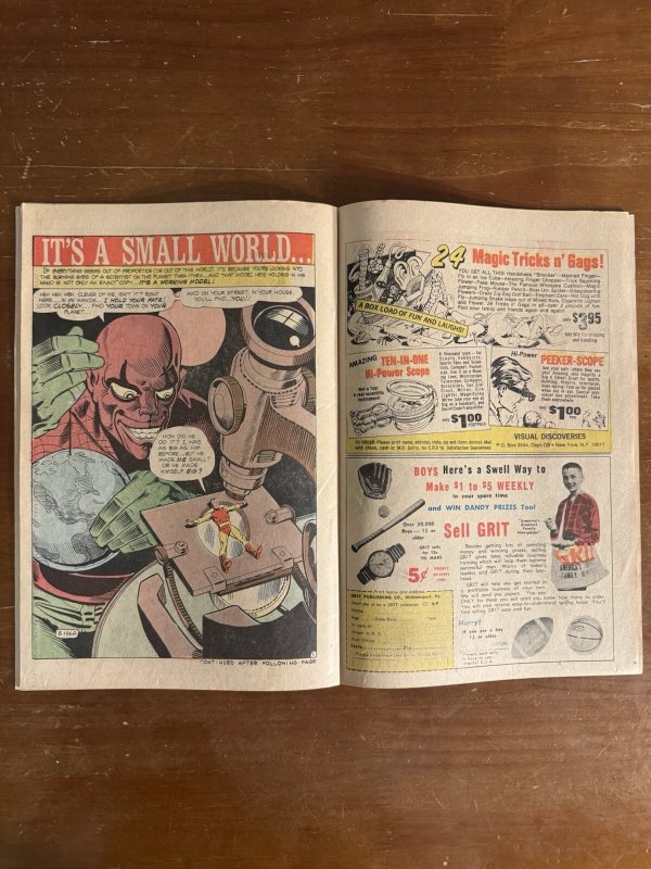 Space Adventures #8 (Charlton 1969) [VG-] “It’s A Small World”