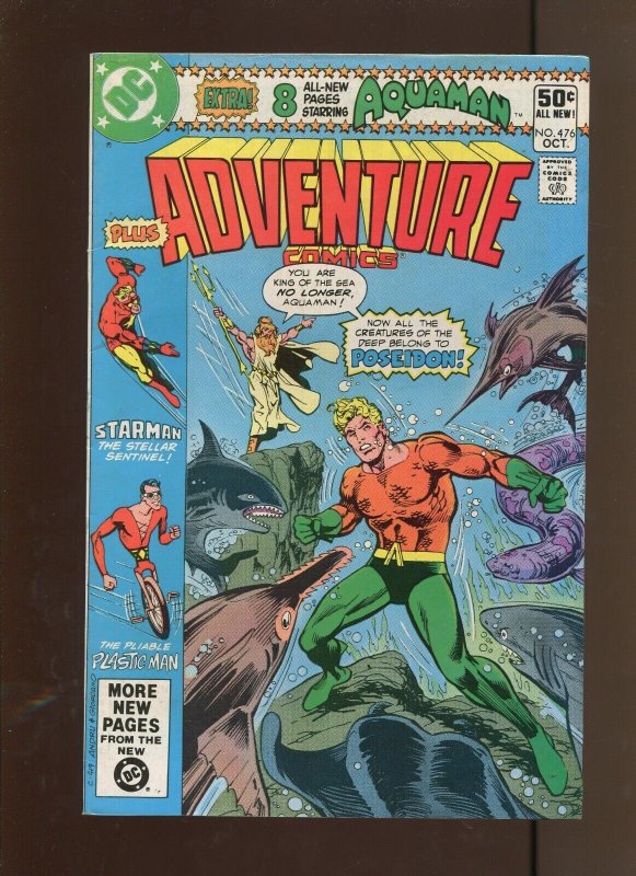 Adventure Comics #476/ Aquaman/Poseidon (9.2) 1980