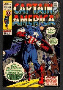 Captain America #124 VG+ 4.5 Marvel Comics