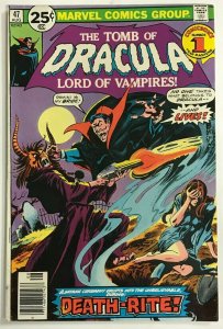 TOMB OF DRACULA#47 FN/VF 1976 MARVEL BRONZE AGE COMICS