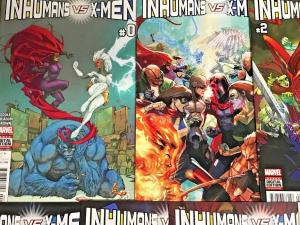 INHUMANS VS X-MEN#0-6 VF/NM LOT 2017  MARVEL COMICS