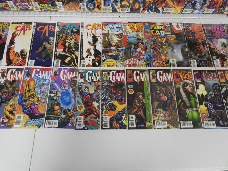 Huge Lot 130+ Comics W/ Cable, and Gambit!! Avg VF Condition!
